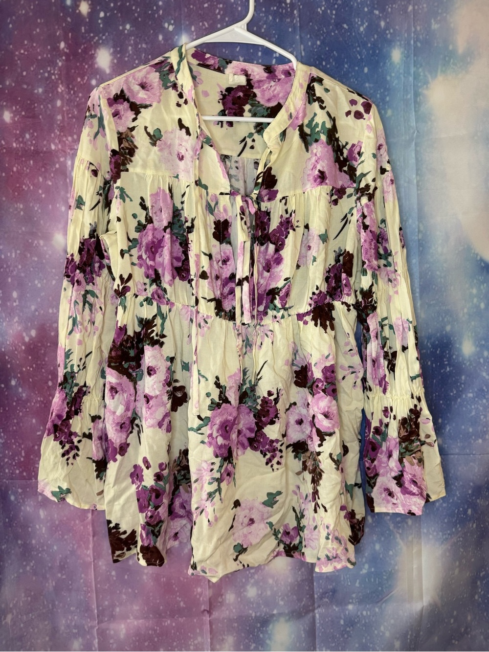 Wrangler floral babydoll blouse